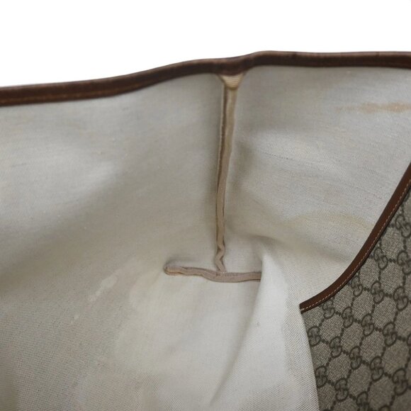 GUCCI Logo Sherry GG Pattern Shoulder Bag Supreme Leather Brown Italy 35YH759 - Picture 11 of 14